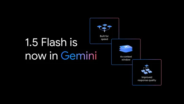 Gemini’s big upgrade: Faster responses with 1.5 Flash, expanded access and more