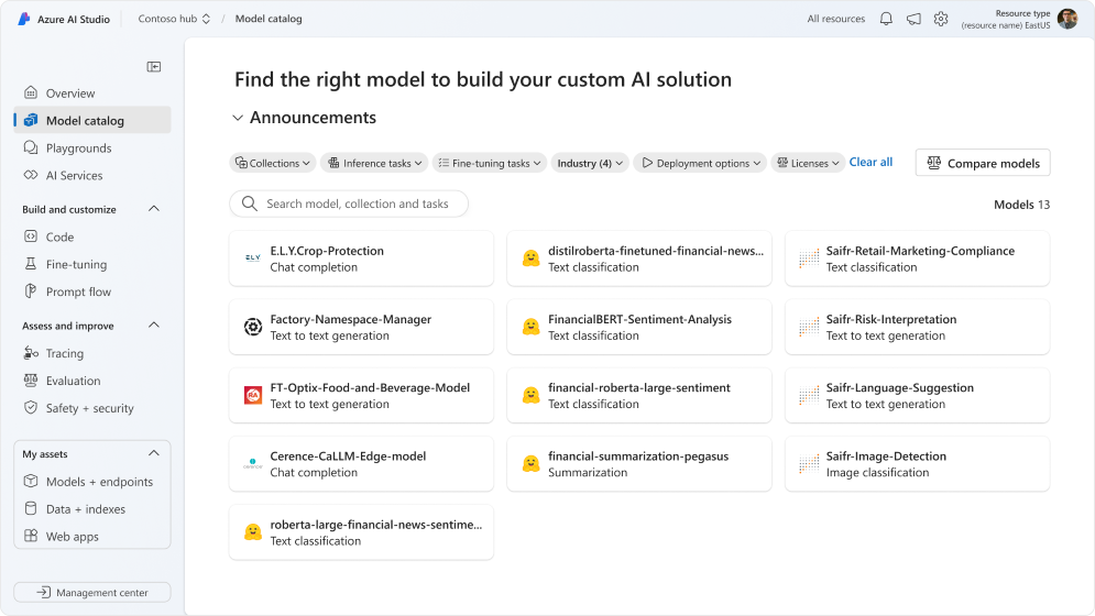 Microsoft introduces new adapted AI models for industry