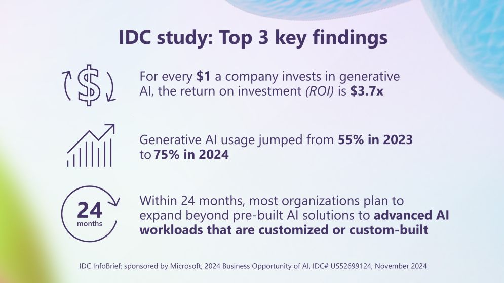 IDC’s 2024 AI opportunity study: Top five AI trends to watch